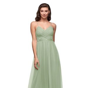 Azazie bridesmaid dress dusty sage